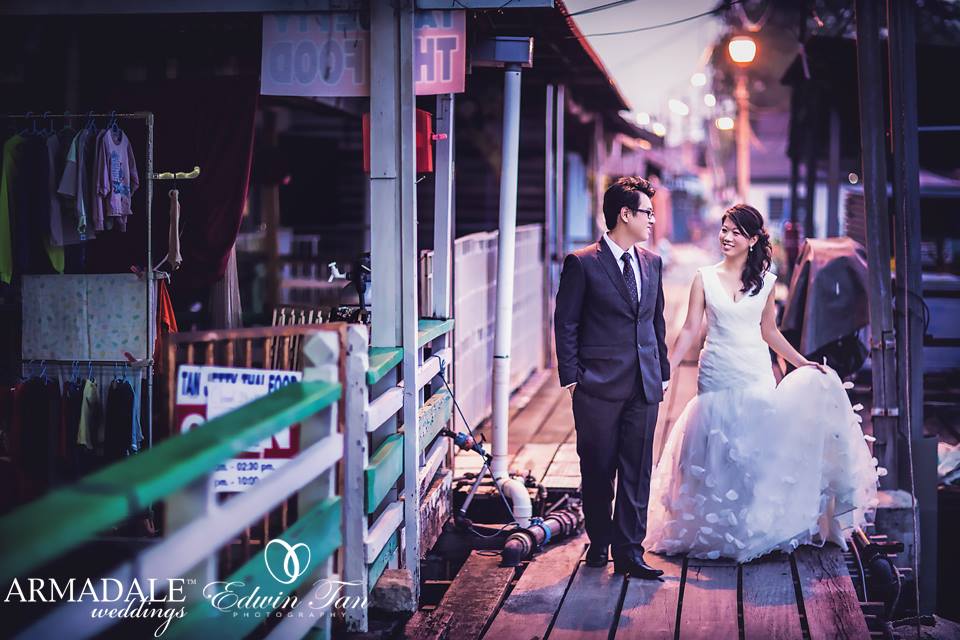 Pre-wedding photoshoot in Penang, Malaysia. Photo by Edwin Tan Photography