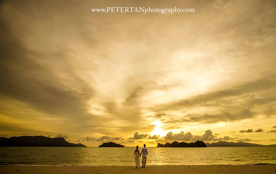 Pre-wedding photoshoot in Langkawi. Photo by Peter Tan Photography