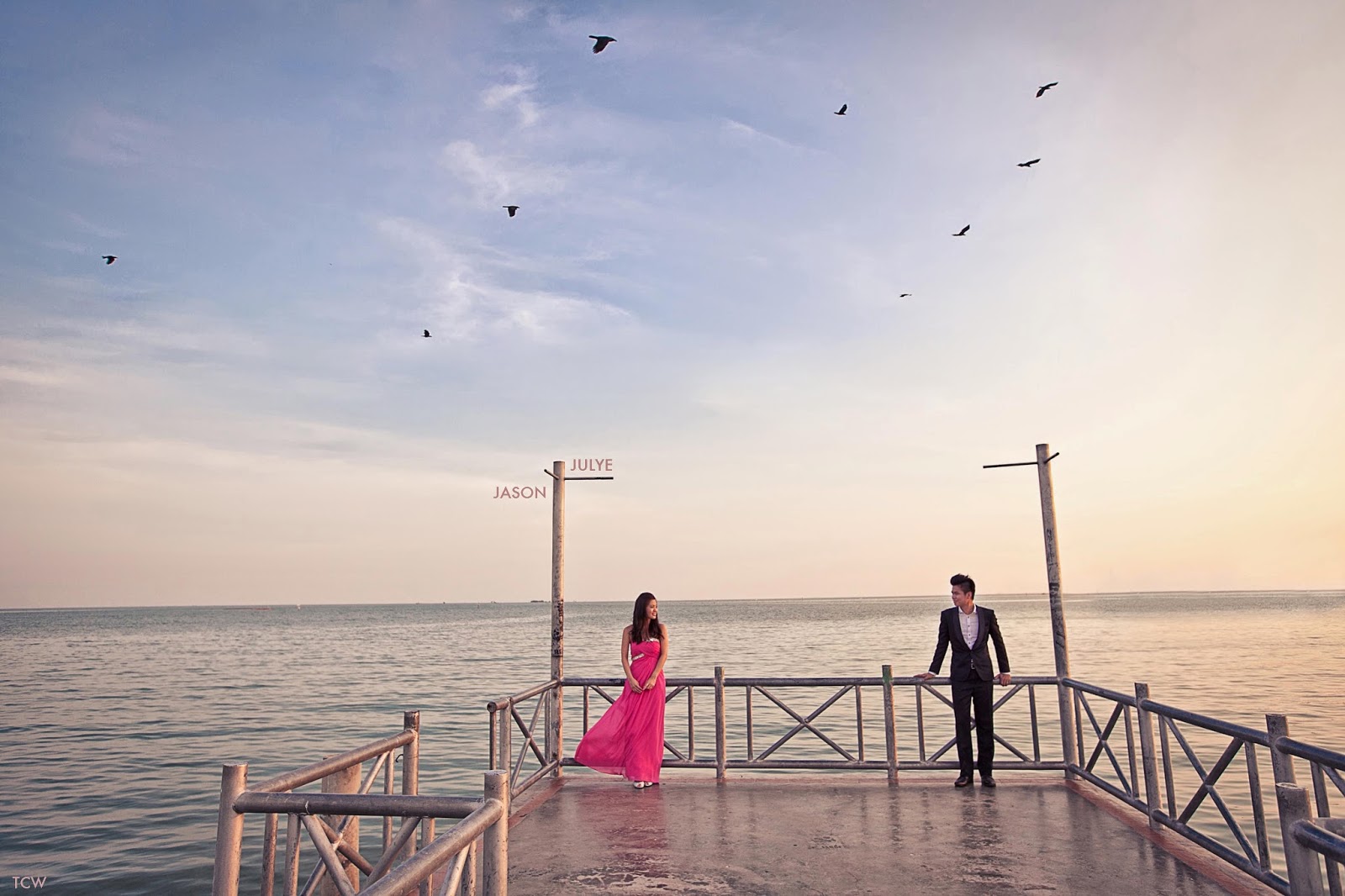 Pre-wedding photoshoot in Malacca. Photo by TCW Photography