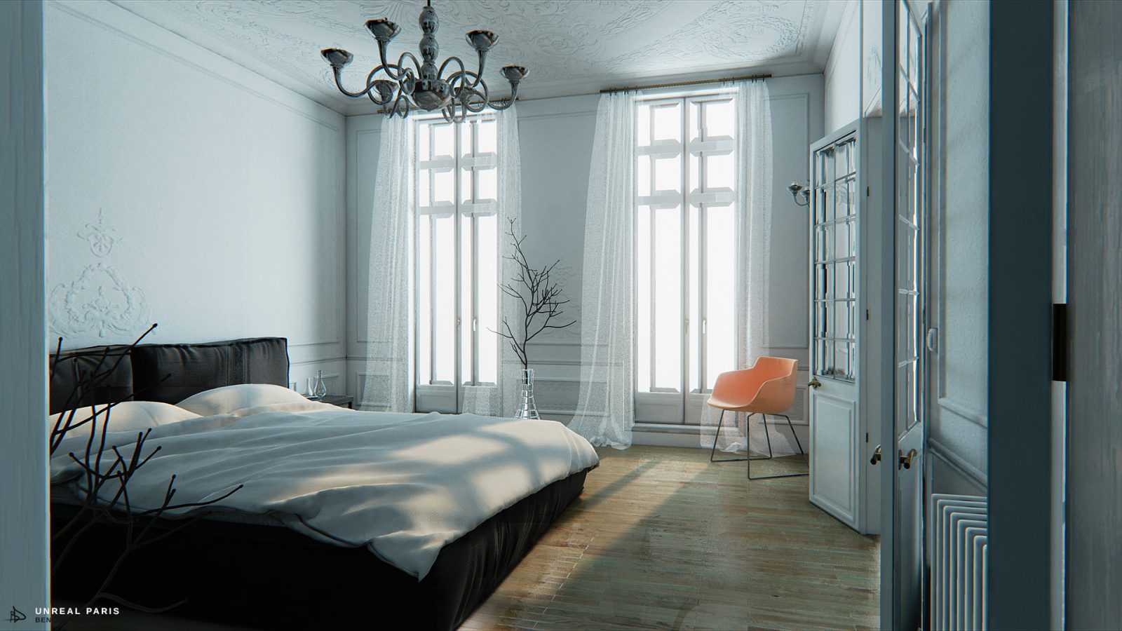 Unreal Paris Bedroom
