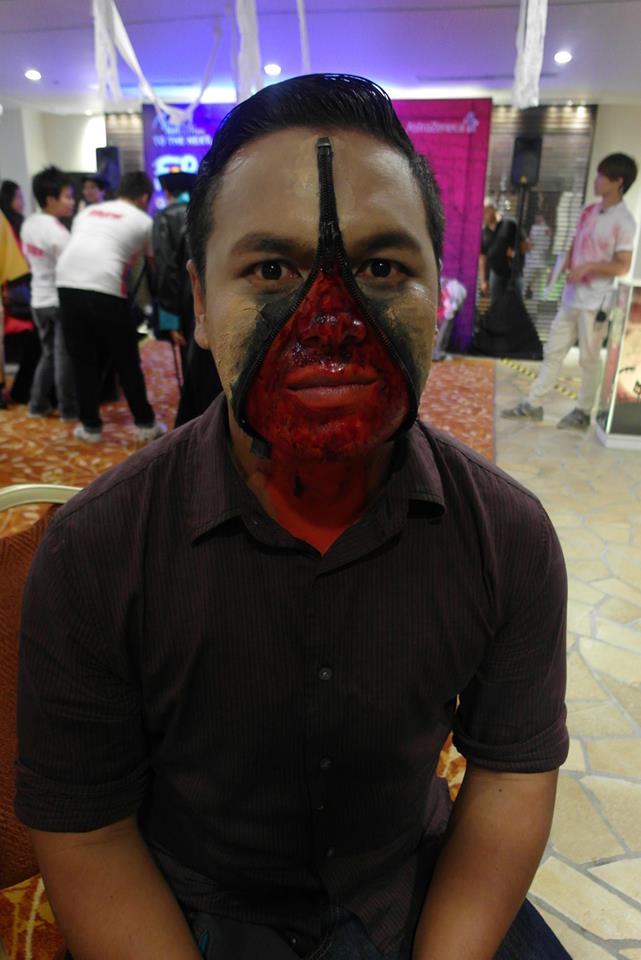 Halloween event at Batu Feringghi, Penang. Makeup by Shella Goh