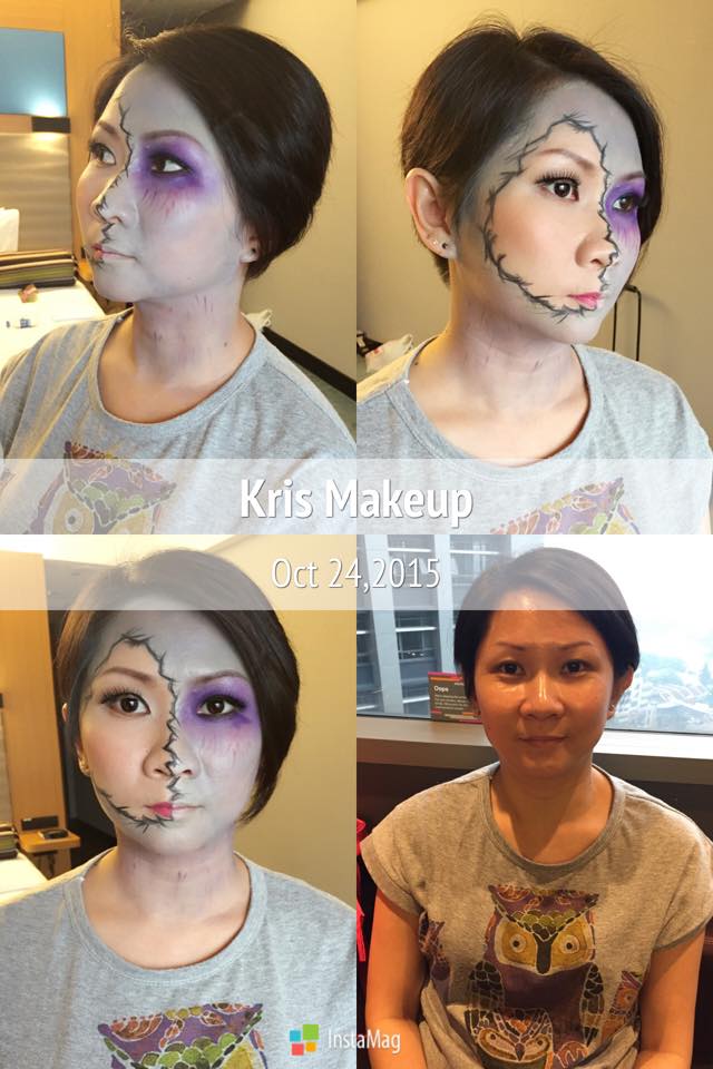 Halloween makeup by Kris