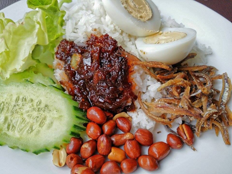 Nasi lemak from Serai. Source