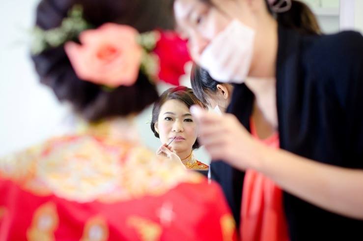 Makeup and hair wedding photo by Yen Makeup