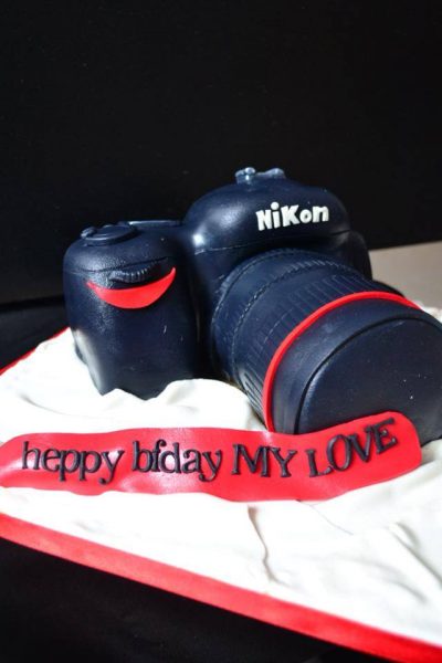 Camera cake by Cake Planet Pasir Gudang Johor. 