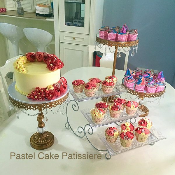 Pastel Cake Patissiere. Source. 