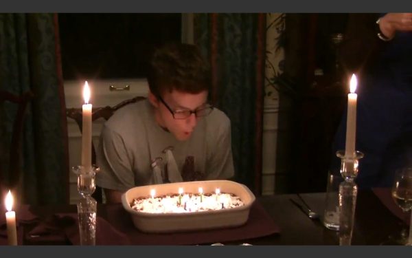 birthday cake explodes