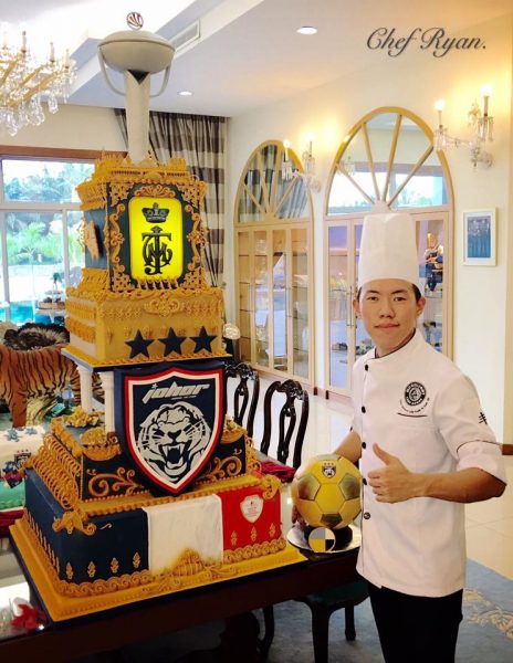 Johor Southern Tigers cake by Ryan Loh