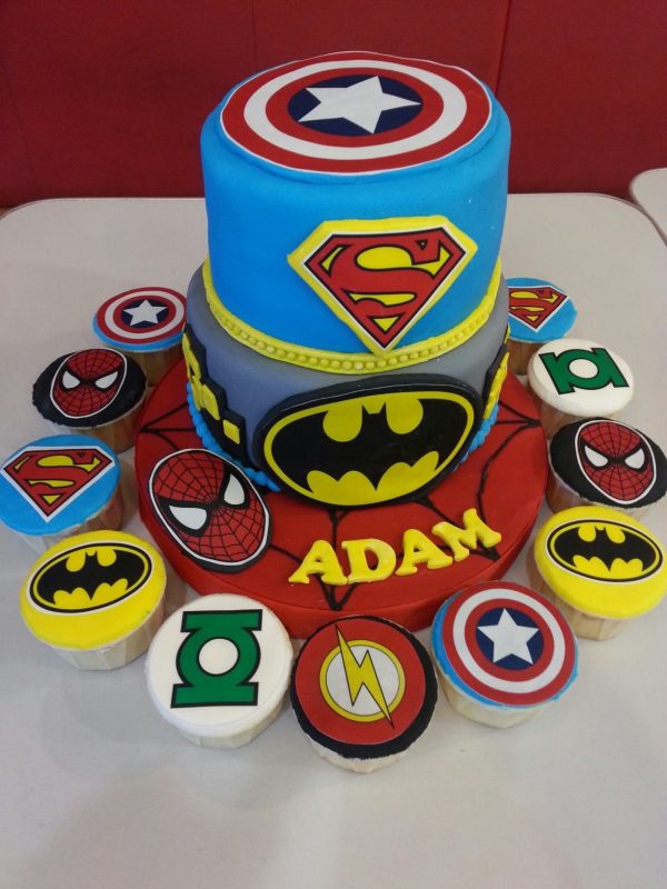 superhero cake