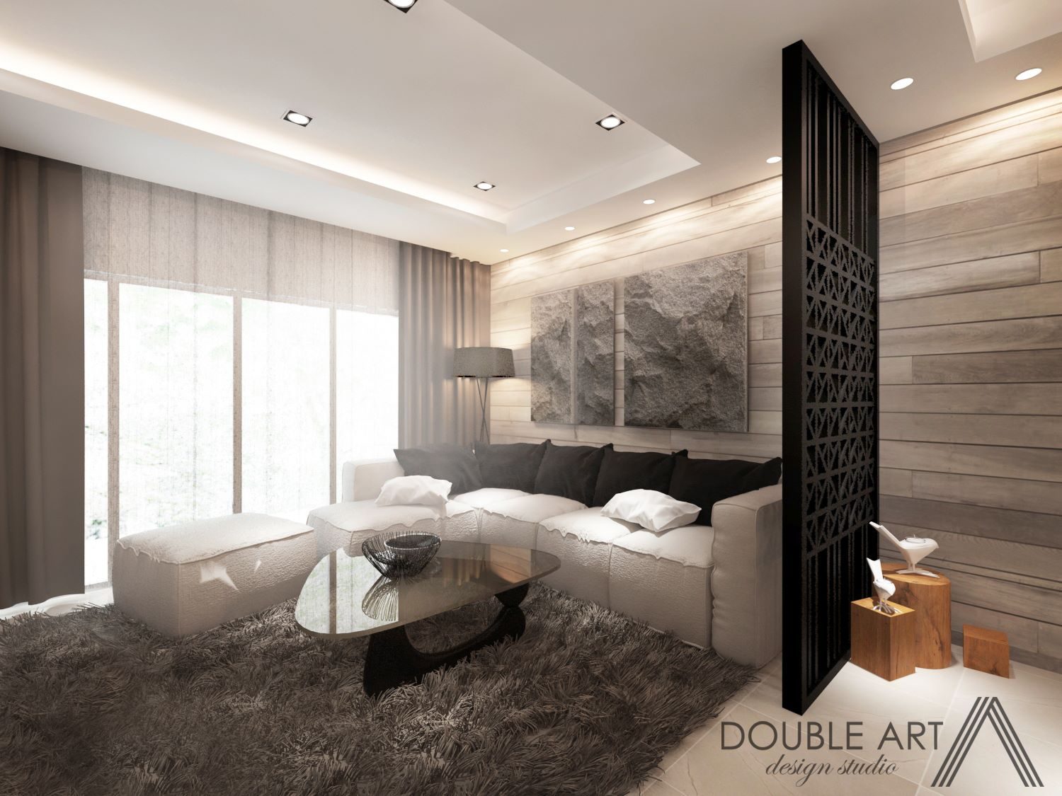 Condominium in Royal Regent, Dutamas. Project by: Double-art-design-studio