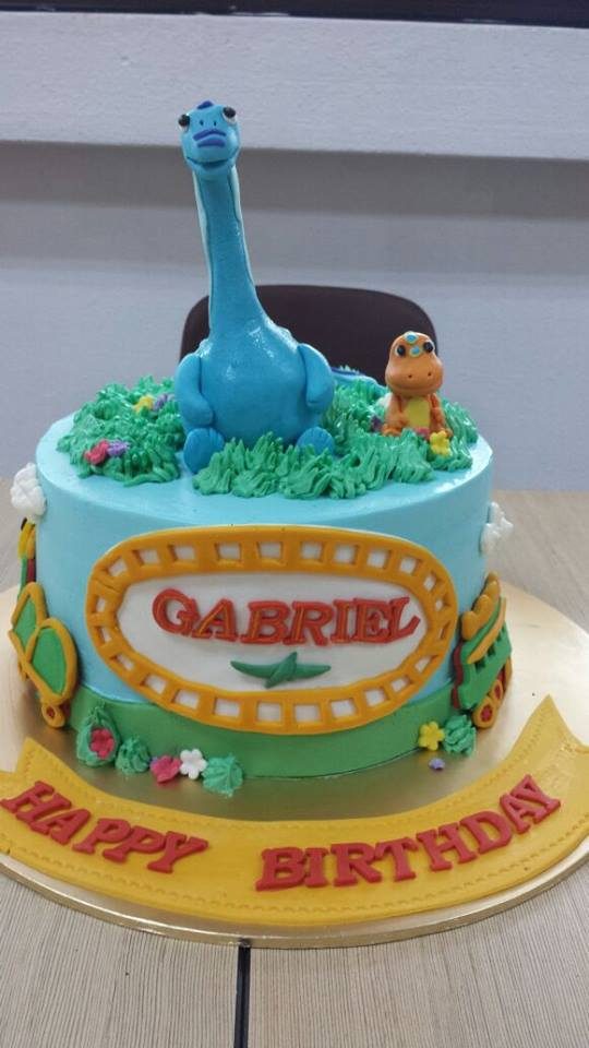 Dinosaur Train Themed Cake With Buddy the T-Rex by My Fat Lady Cakes and Bakes