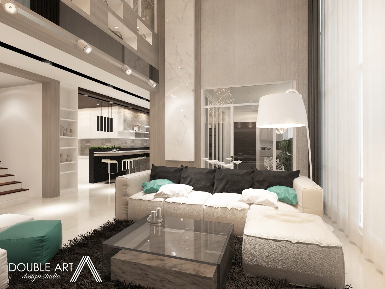 Condominium in Sunway Vivaldi, Mont Kiara. Project by: Double-art-design-studio