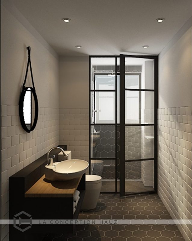 A clean and tidy bathroom will attract positive chi. Source: La Conception Hauz