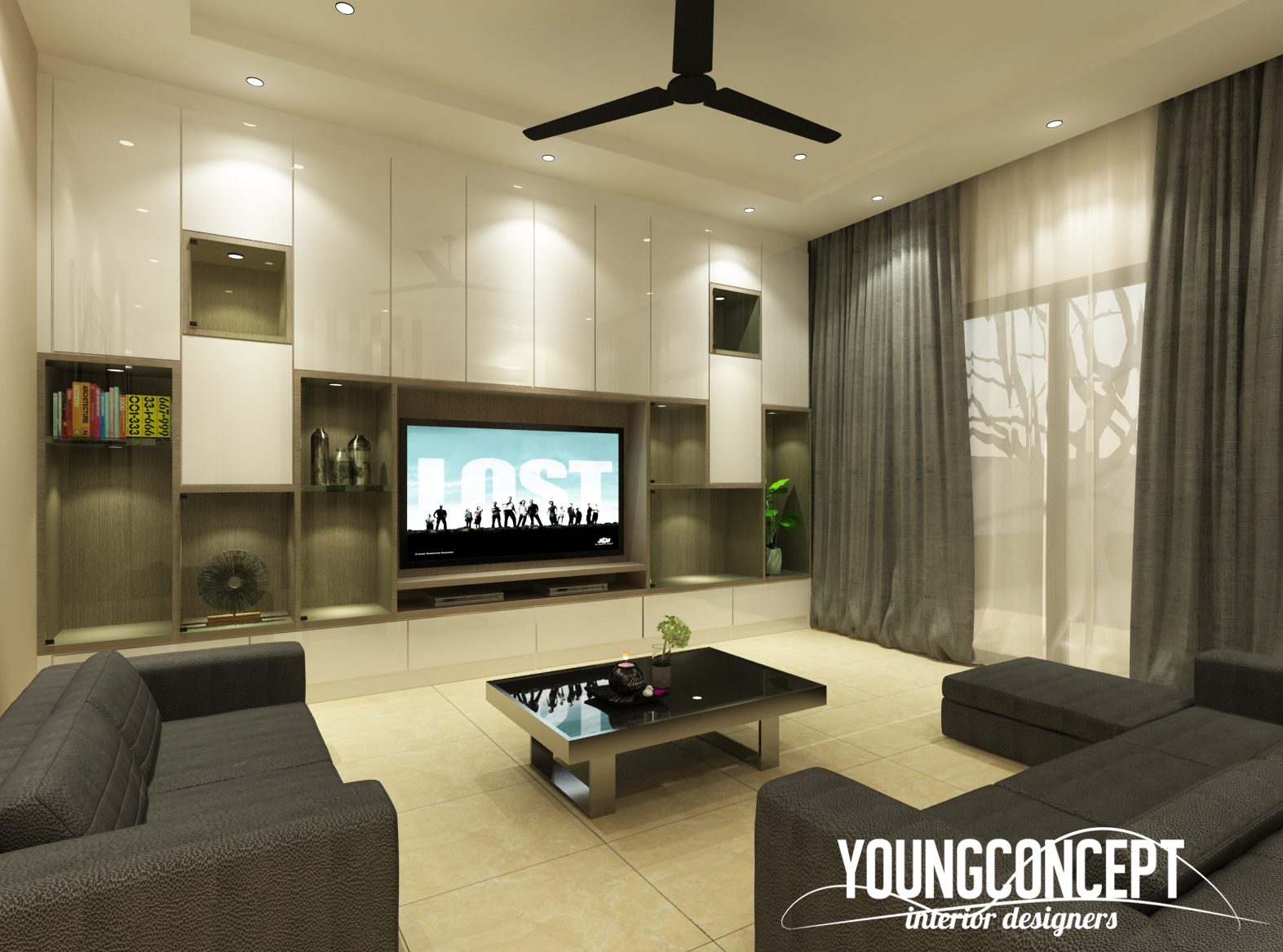 Semi Detached House in SD Villa, Shah Alam. Project by: Young-concept-design-sdn-bhd