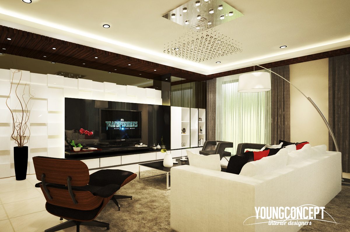 Semi-Detached House in Taman Segar, Cheras. Project by: Young-concept-design-sdn-bhd