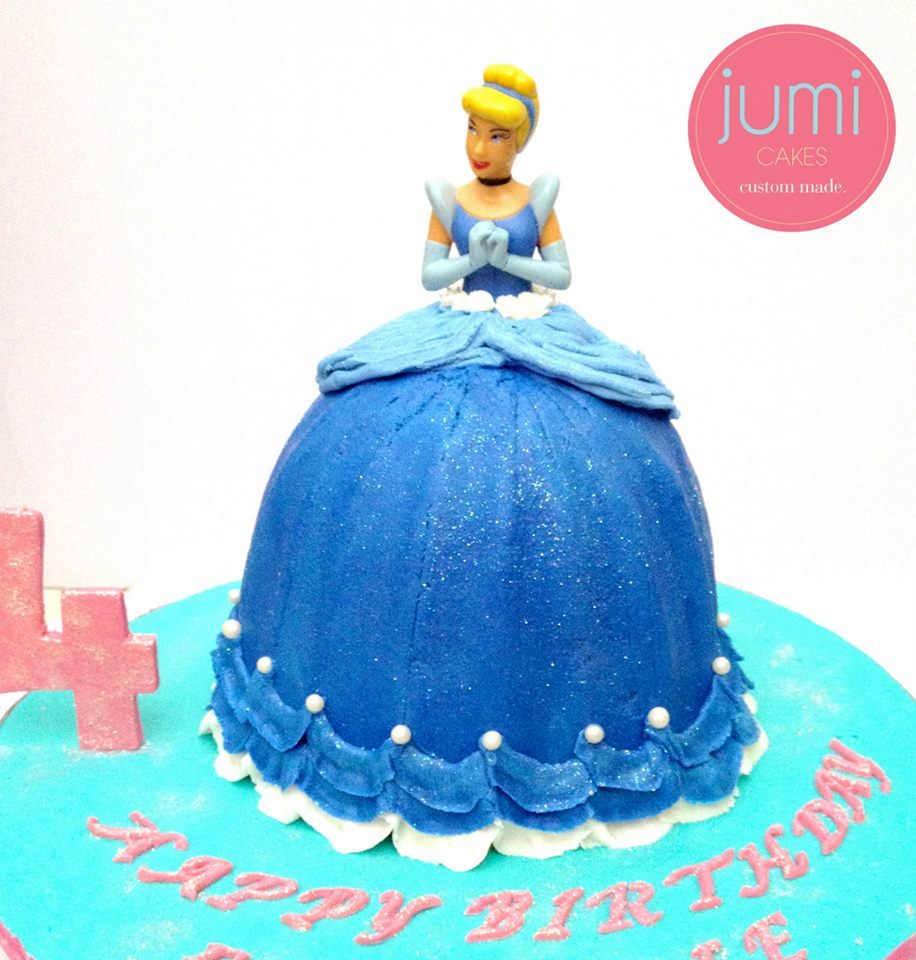 Cinderella doll cake. Made by: Jumi Cakes. Order in Singapore at Recommend.sg