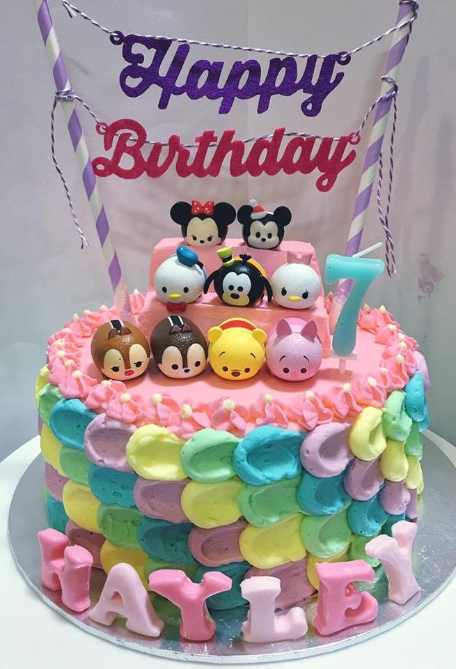 Tsum Tsum Cake .Made by: CATivating Cake and Cupcake - Recommend.sg