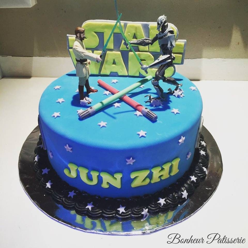 Obi Wan and General Grievious Star Wars cake by Bonheur Pattiserie Singapore - Recommend.sg