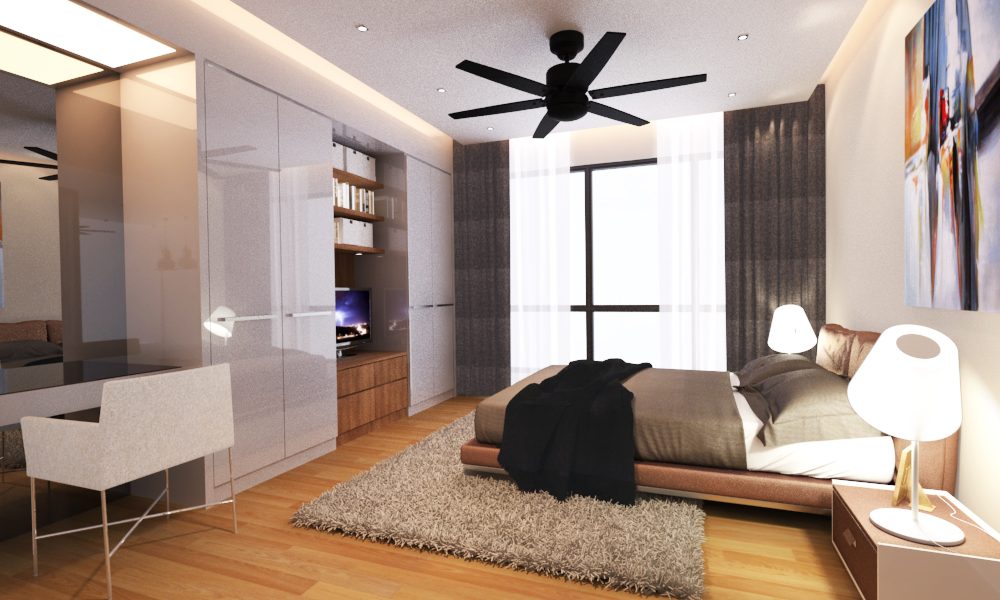 Platform Bed Concept for Master Bedroom. Project by: Urban Structure Construction