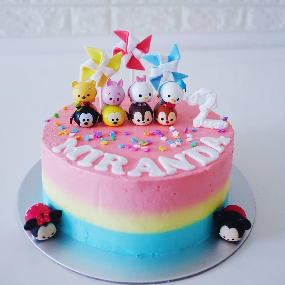 Tsum Tsum Cake. Made by: River Ash Bakery.  - Recommend.sg