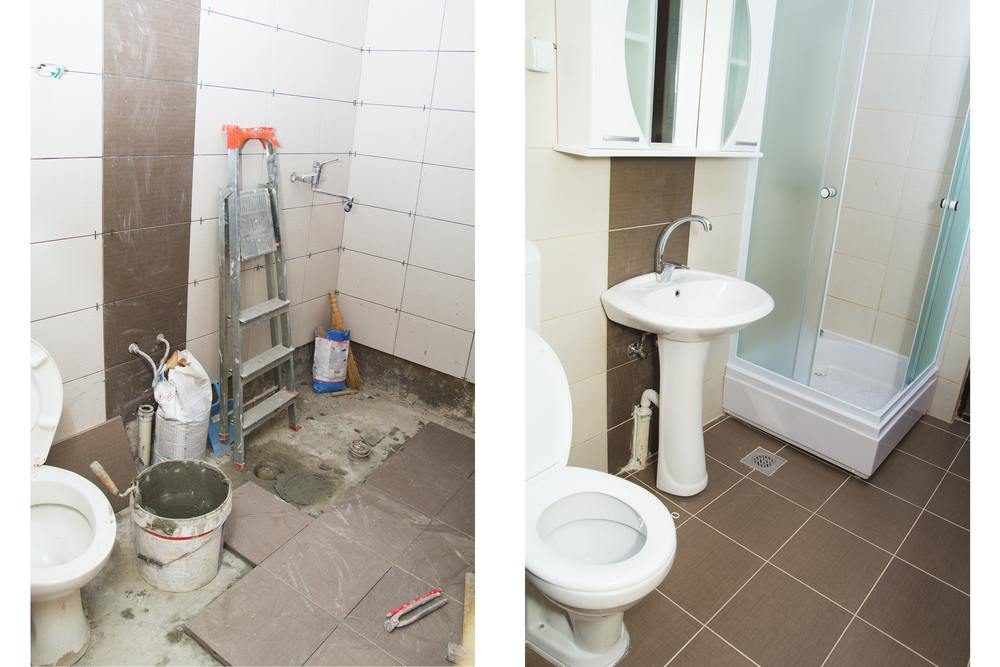 Take photos of your renovation from the same angle to see the progress over time