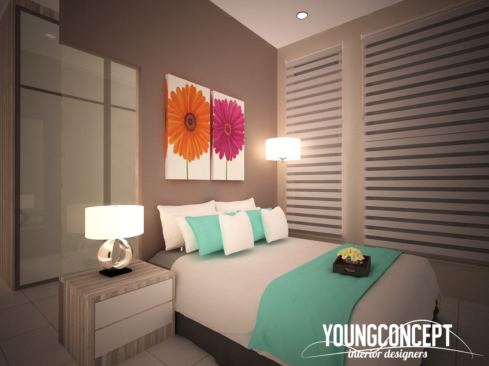 resort bedroom design in puchong